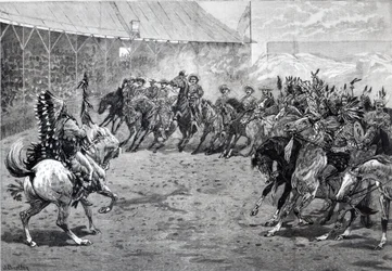 Le Wild West Show à West Brompton, 1887